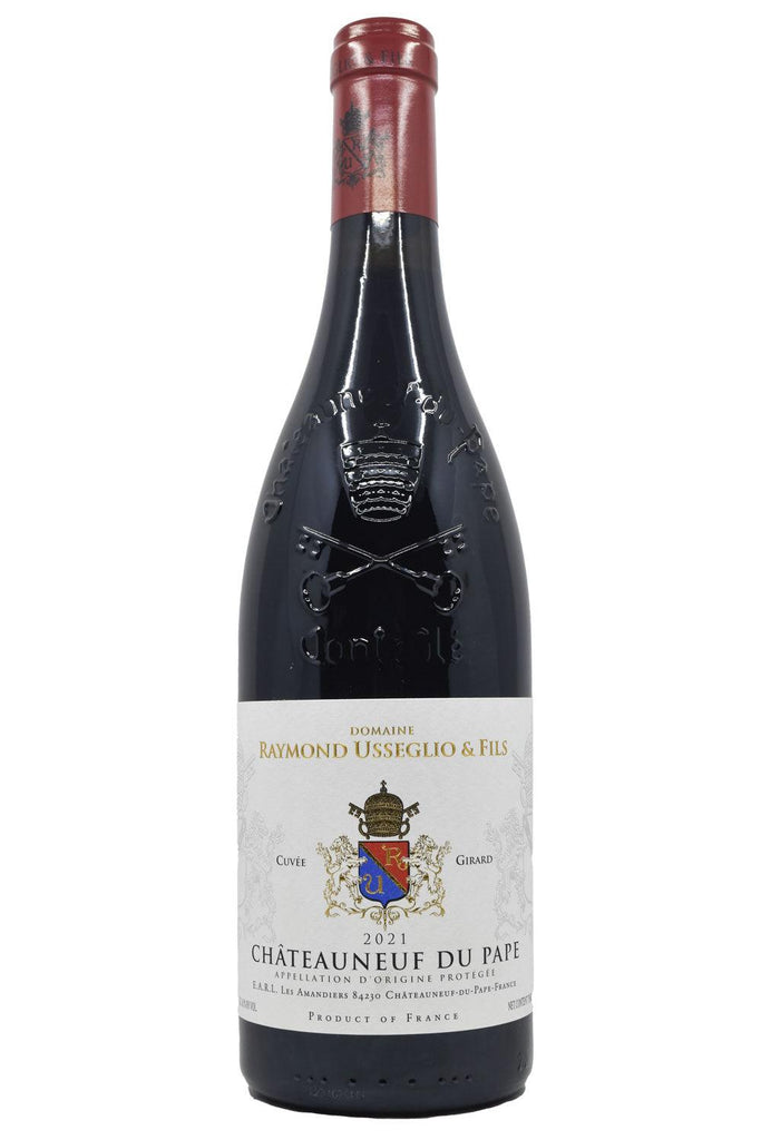 Bottle of Domaine Pierre Usseglio et Fils Chateauneuf du Pape Cuvee Girard 2021-Red Wine-Flatiron SF