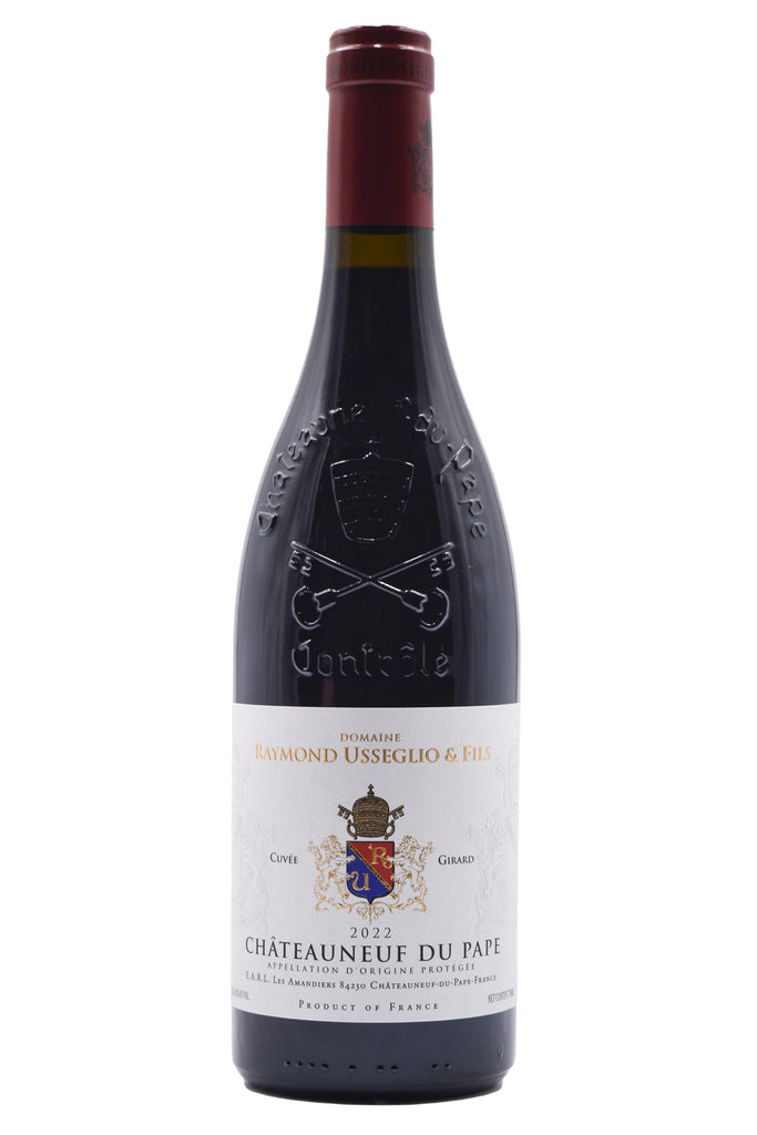 Bottle of Domaine Pierre Usseglio et Fils Chateauneuf du Pape Cuvee Girard 2022-Red Wine-Flatiron SF