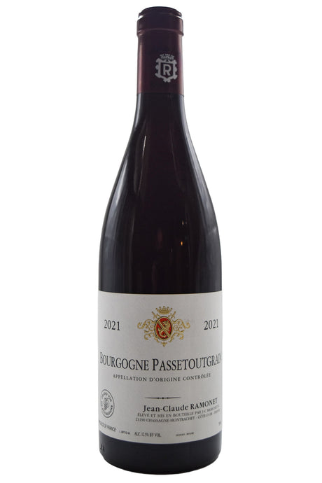 Bottle of Domaine Ramonet Bourgogne Passetoutgrains 2021-Red Wine-Flatiron SF