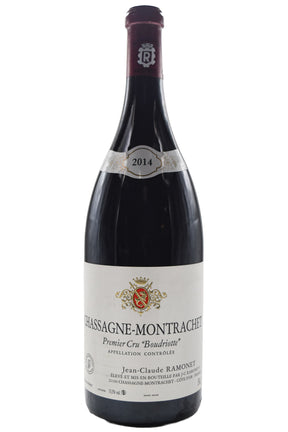 Bottle of Domaine Ramonet Chassagne Montrachet 1er Cru Clos de la Boudriotte 2014 (1.5L)-Red Wine-Flatiron SF
