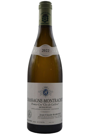 Bottle of Domaine Ramonet Chassagne-Montrachet 1er Cru Clos du Cailleret Monopole 2022-White Wine-Flatiron SF