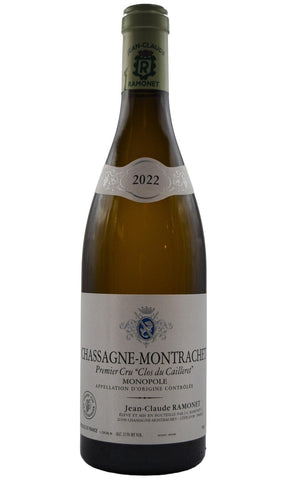 Bottle of Domaine Ramonet Chassagne-Montrachet 1erf Cru Clos du Cailleret Monopole 2022-White Wine-Flatiron SF