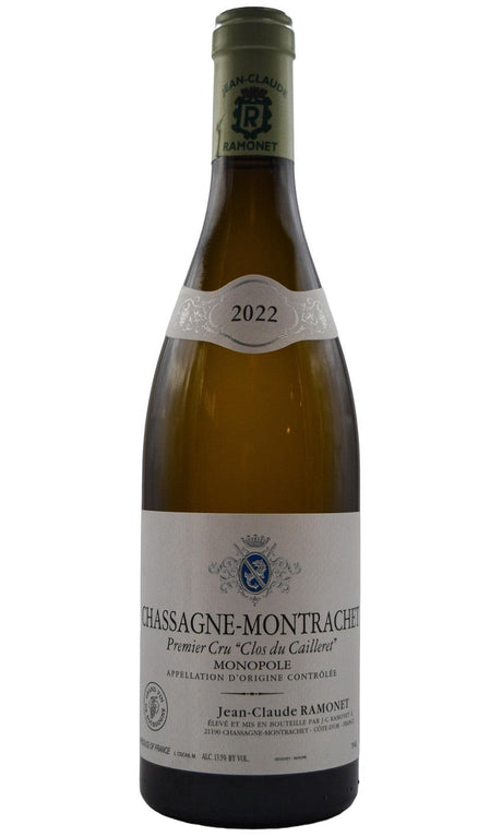 Bottle of Domaine Ramonet Chassagne-Montrachet 1erf Cru Clos du Cailleret Monopole 2022-White Wine-Flatiron SF