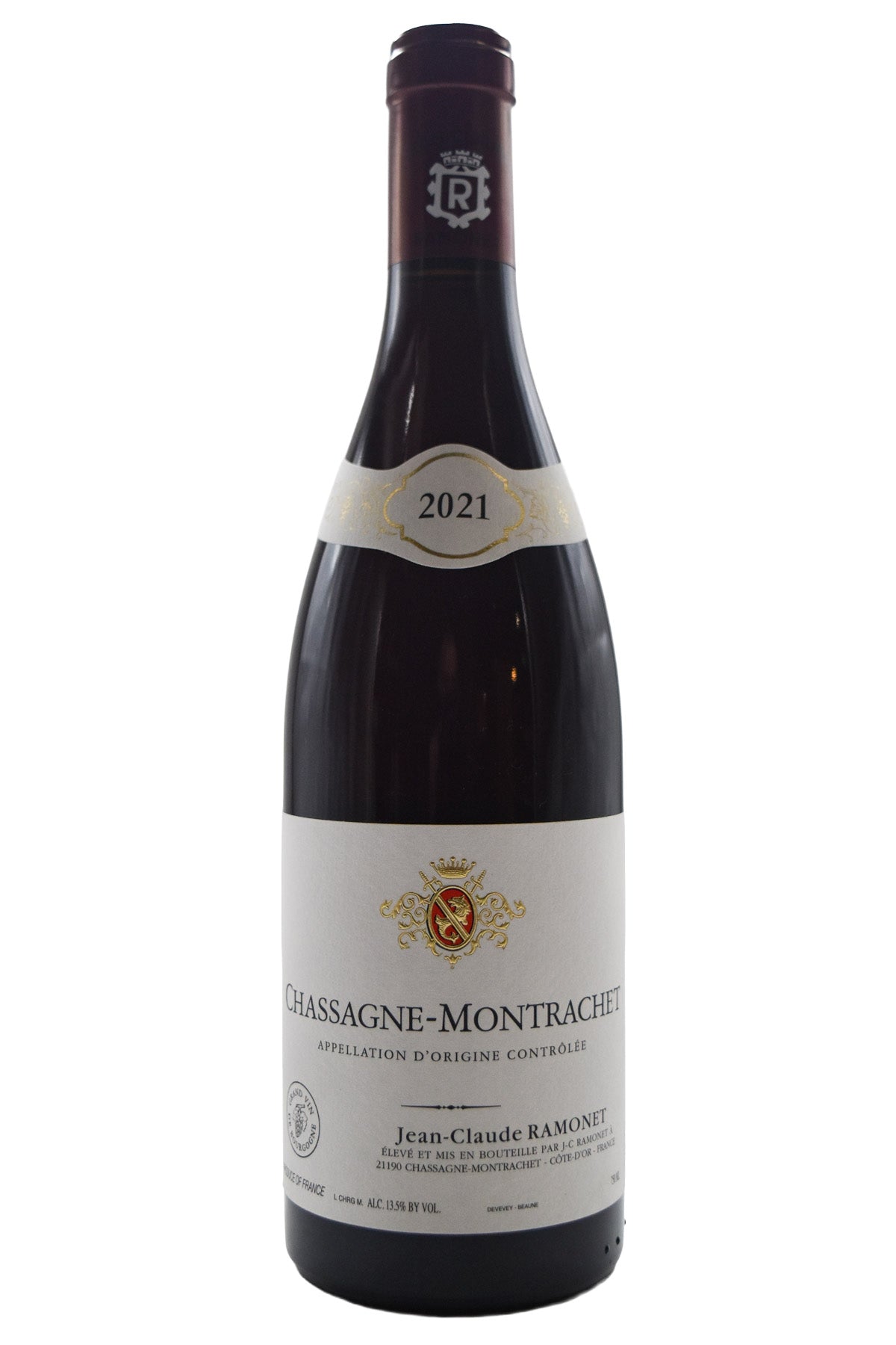 Bottle of Domaine Ramonet Chassagne Montrachet Rouge 2021-Red Wine-Flatiron SF
