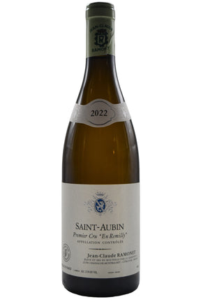 Bottle of Domaine Ramonet Saint-Aubin 1er Cru En Remilly Blanc 2022-White Wine-Flatiron SF