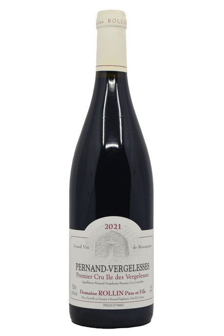 Bottle of Domaine Rollin Pernand Vergelesses Rouge 1er Cru Ile des Vergelesses 2021-Red Wine-Flatiron SF
