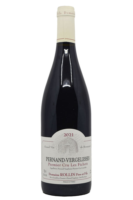 Bottle of Domaine Rollin Pernand Vergelesses Rouge 1er Cru Les Fichots 2021-Red Wine-Flatiron SF