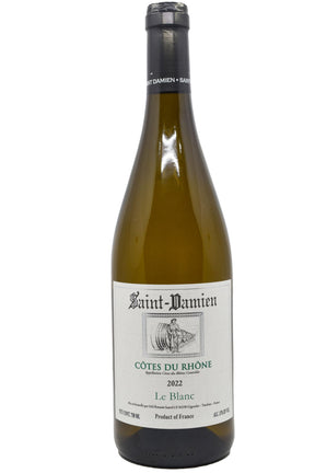 Bottle of Domaine Saint-Damien Cotes du Rhone Le Blanc 2022-White Wine-Flatiron SF