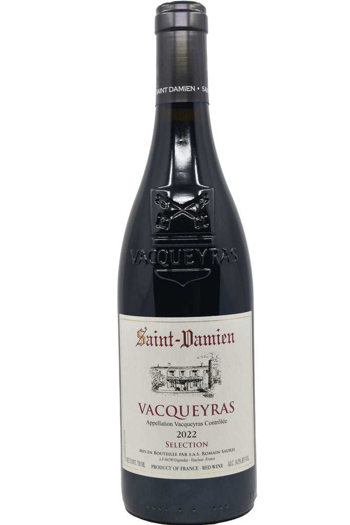 Bottle of Domaine Saint-Damien Vacqueyras 2022-Red Wine-Flatiron SF