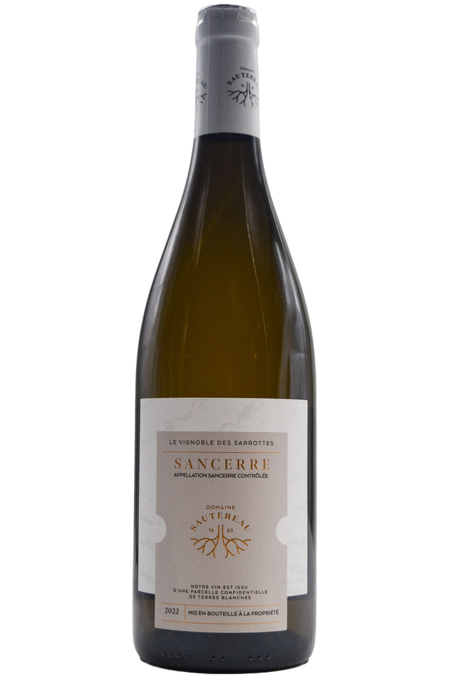 Bottle of Domaine Sautereau Sancerre Sarrottes 2022-White Wine-Flatiron SF