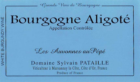 Bottle of Domaine Sylvain Pataille Bourgogne Aligote Auvonnes au Pepe 2022-White Wine-Flatiron SF