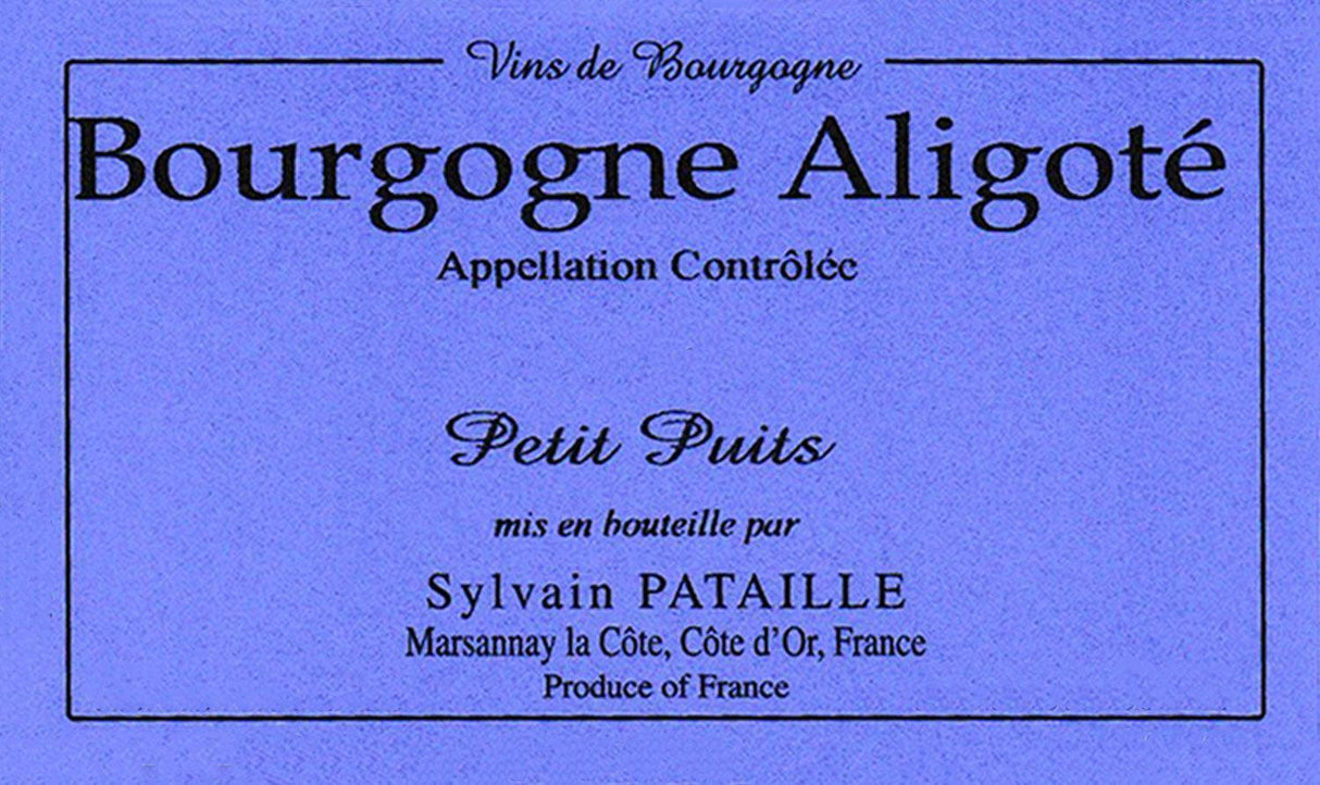 Bottle of Domaine Sylvain Pataille Bourgogne Aligote Petite Puits 2022 [NET]-White Wine-Flatiron SF