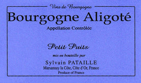 Bottle of Domaine Sylvain Pataille Bourgogne Aligote Petite Puits 2022 [NET]-White Wine-Flatiron SF