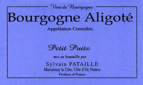 Bottle of Domaine Sylvain Pataille Bourgogne Aligote Petite Puits 2022 [NET]-White Wine-Flatiron SF