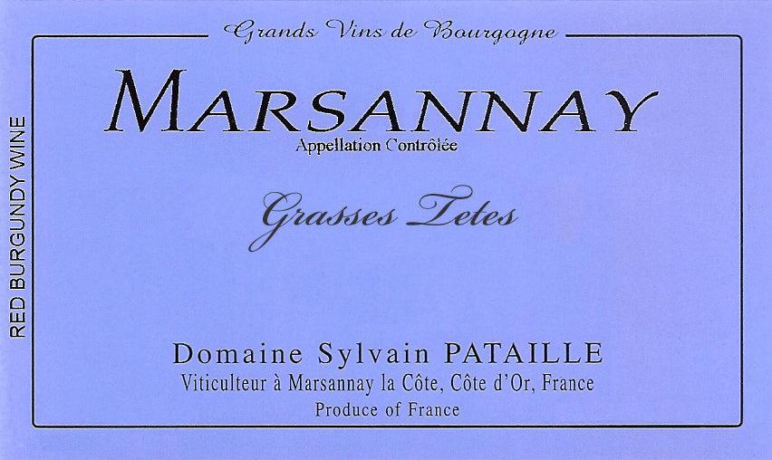 Bottle of Domaine Sylvain Pataille Marsannay Rouge Grasses Tetes 2022 [NET]-Red Wine-Flatiron SF