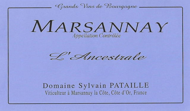 Bottle of Domaine Sylvain Pataille Marsannay Rouge L' Ancestrale 2022 [NET]-Red Wine-Flatiron SF