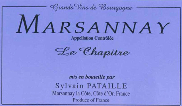 Bottle of Domaine Sylvain Pataille Marsannay Rouge Le Chapitre 2022 [NET]-Red Wine-Flatiron SF