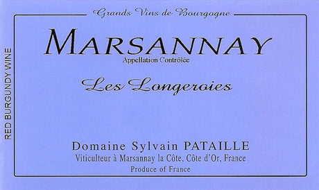Bottle of Domaine Sylvain Pataille Marsannay Rouge Longeroies 2022 [NET]-Red Wine-Flatiron SF