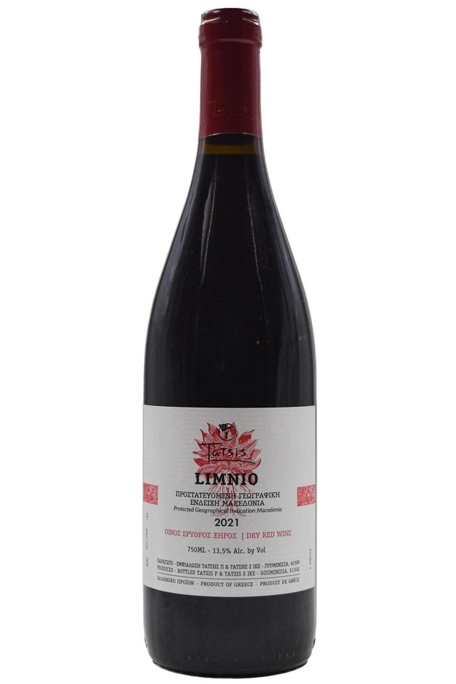 Bottle of Domaine Tatsis Limnio 2021-Red Wine-Flatiron SF
