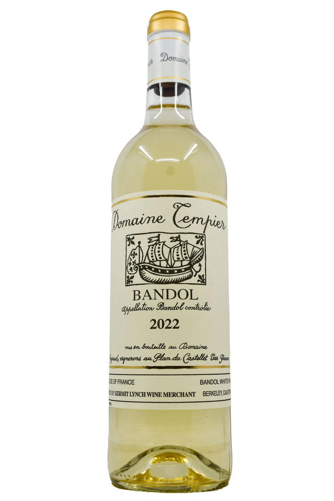 Bottle of Domaine Tempier Bandol Blanc 2022-White Wine-Flatiron SF