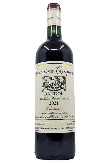 Bottle of Domaine Tempier Bandol Rouge Cabassaou 2021-Red Wine-Flatiron SF