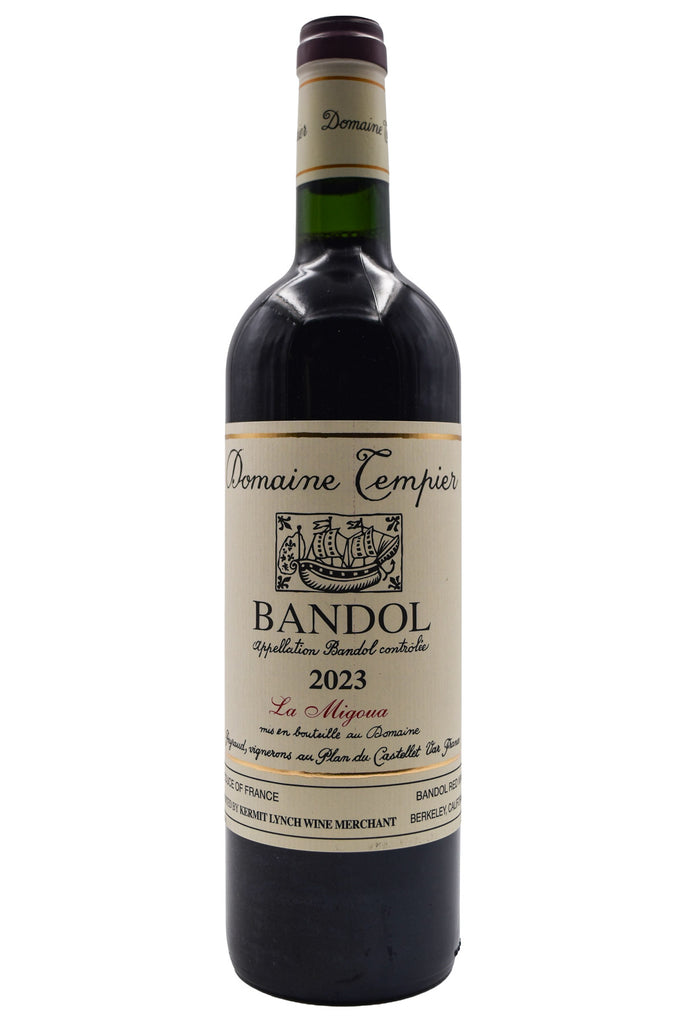 Bottle of Domaine Tempier Bandol Rouge La Migoua 2023-Red Wine-Flatiron SF