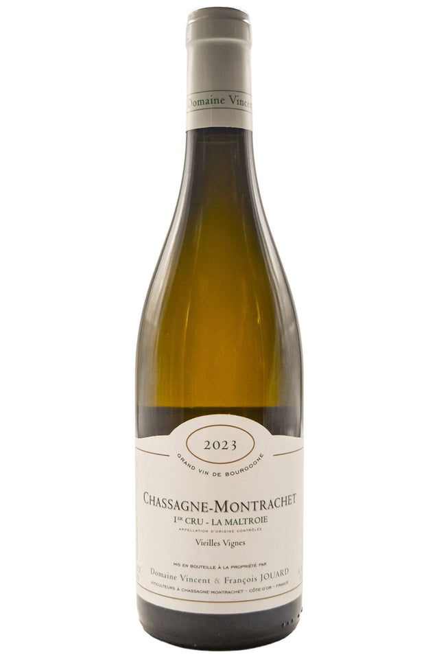 Bottle of Domaine Vincent & Francois Jouard Chassagne-Montrachet 1er Cru La Maltroie 2023-White Wine-Flatiron SF