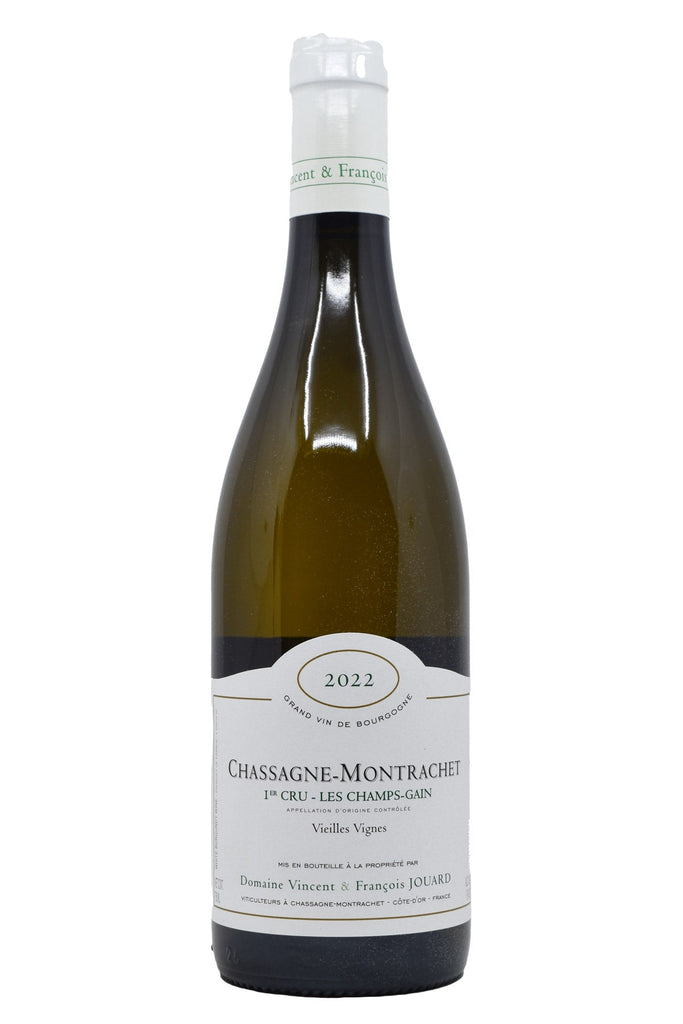 Bottle of Domaine Vincent & Francois Jouard Chassagne-Montrachet 1er Cru Les Champs-Gain V.V. 2022-White Wine-Flatiron SF