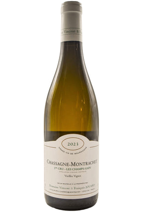 Bottle of Domaine Vincent & Francois Jouard Chassagne-Montrachet 1er Cru Les Champs-Gain V.V. 2023-White Wine-Flatiron SF