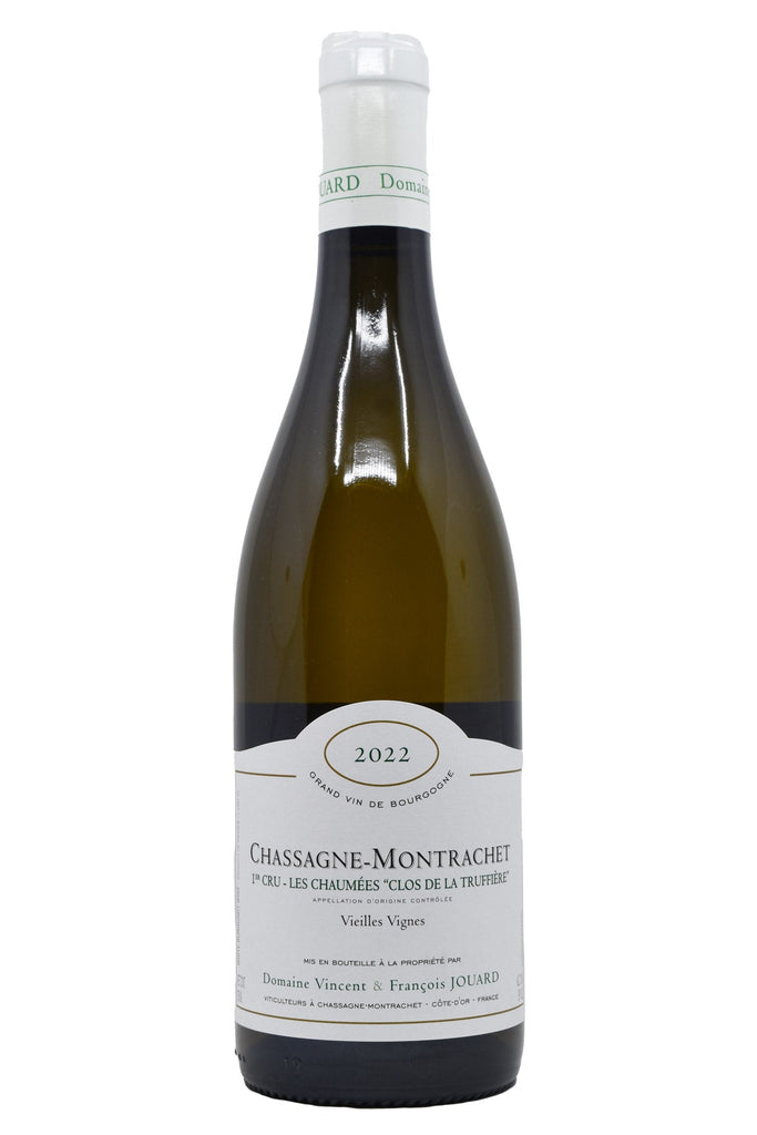 Bottle of Domaine Vincent & Francois Jouard Chassagne-Montrachet 1er Cru Les Chaumees Clos de La Truffiere V.V. 2022-White Wine-Flatiron SF