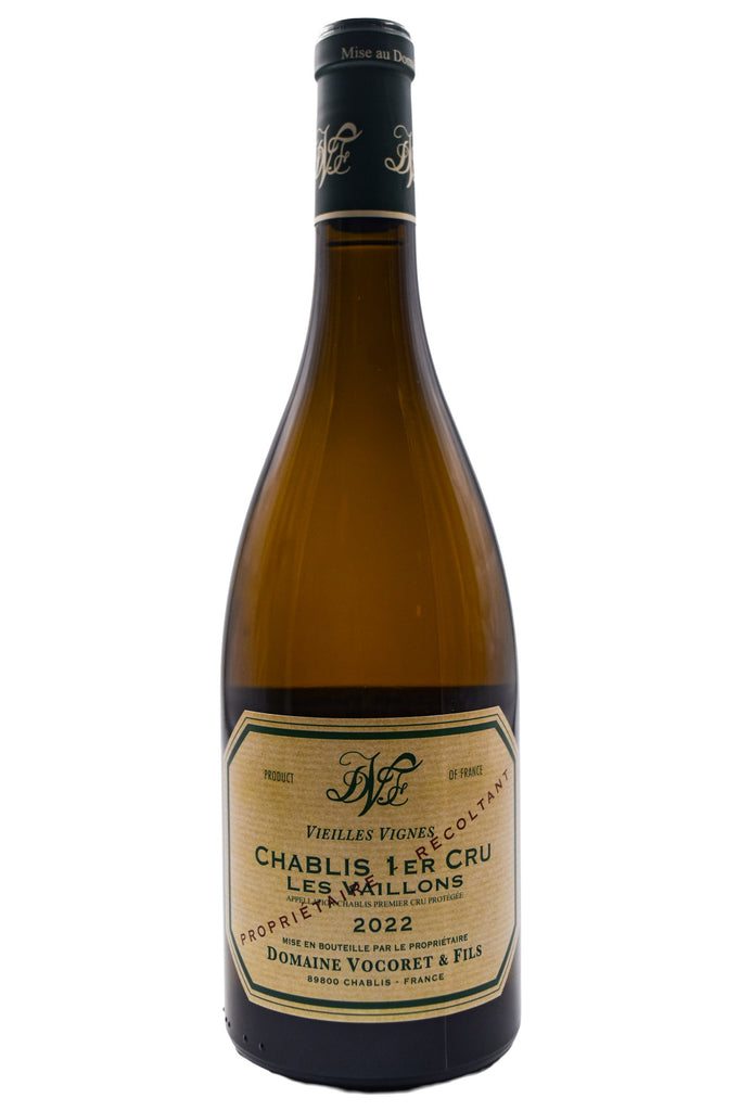 Bottle of Domaine Vocoret et Fils Chablis 1er Cru Vaillons Vieilles Vignes 2022-White Wine-Flatiron SF