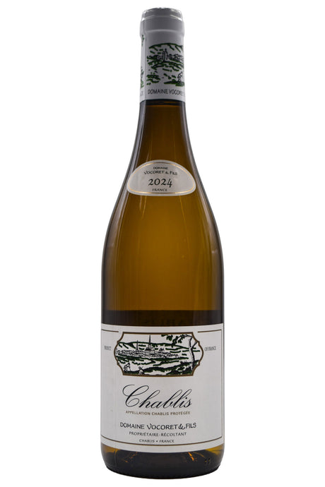 Bottle of Domaine Vocoret et Fils Chablis 2024-White Wine-Flatiron SF