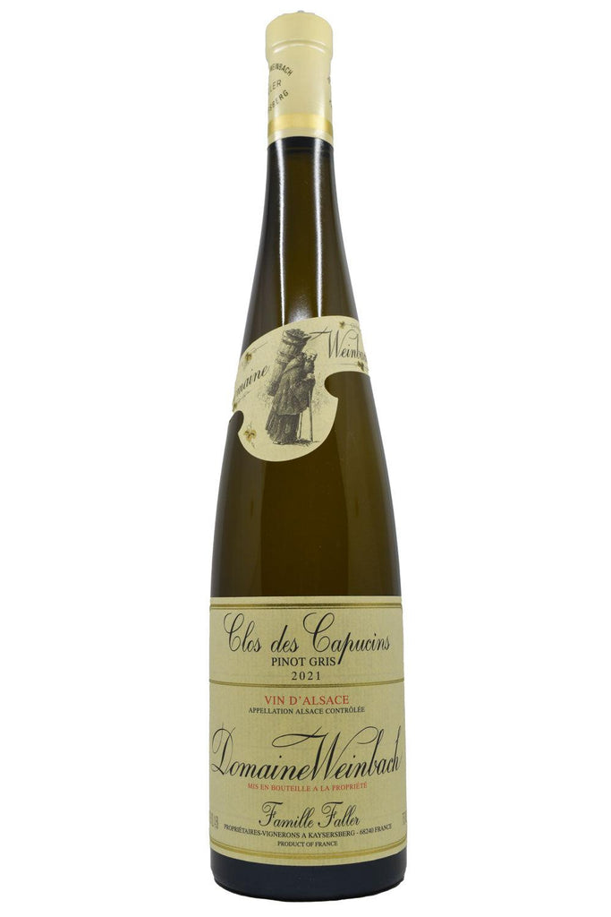 Bottle of Domaine Weinbach Pinot Gris Clos des Capucins 2021-White Wine-Flatiron SF