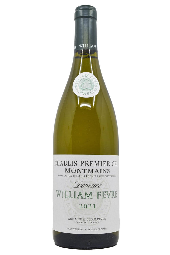 Bottle of Domaine William Fevre Chablis 1er Cru Montmains 2021-White Wine-Flatiron SF