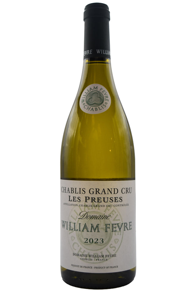 Bottle of Domaine William Fevre Chablis Grand Cru Les Preuses 2023-White Wine-Flatiron SF
