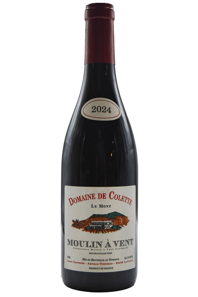 Bottle of Domaine de Colette Moulin-a-Vent 2024-Red Wine-Flatiron SF