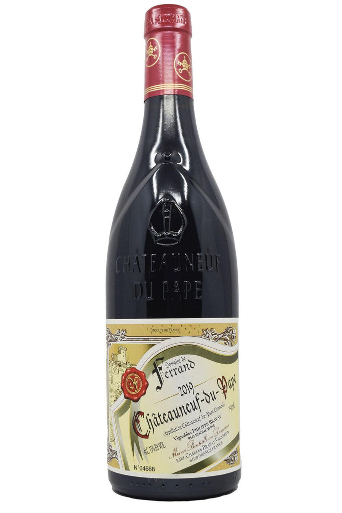 Bottle of Domaine de Ferrand Chateauneuf du Pape 2019-Red Wine-Flatiron SF