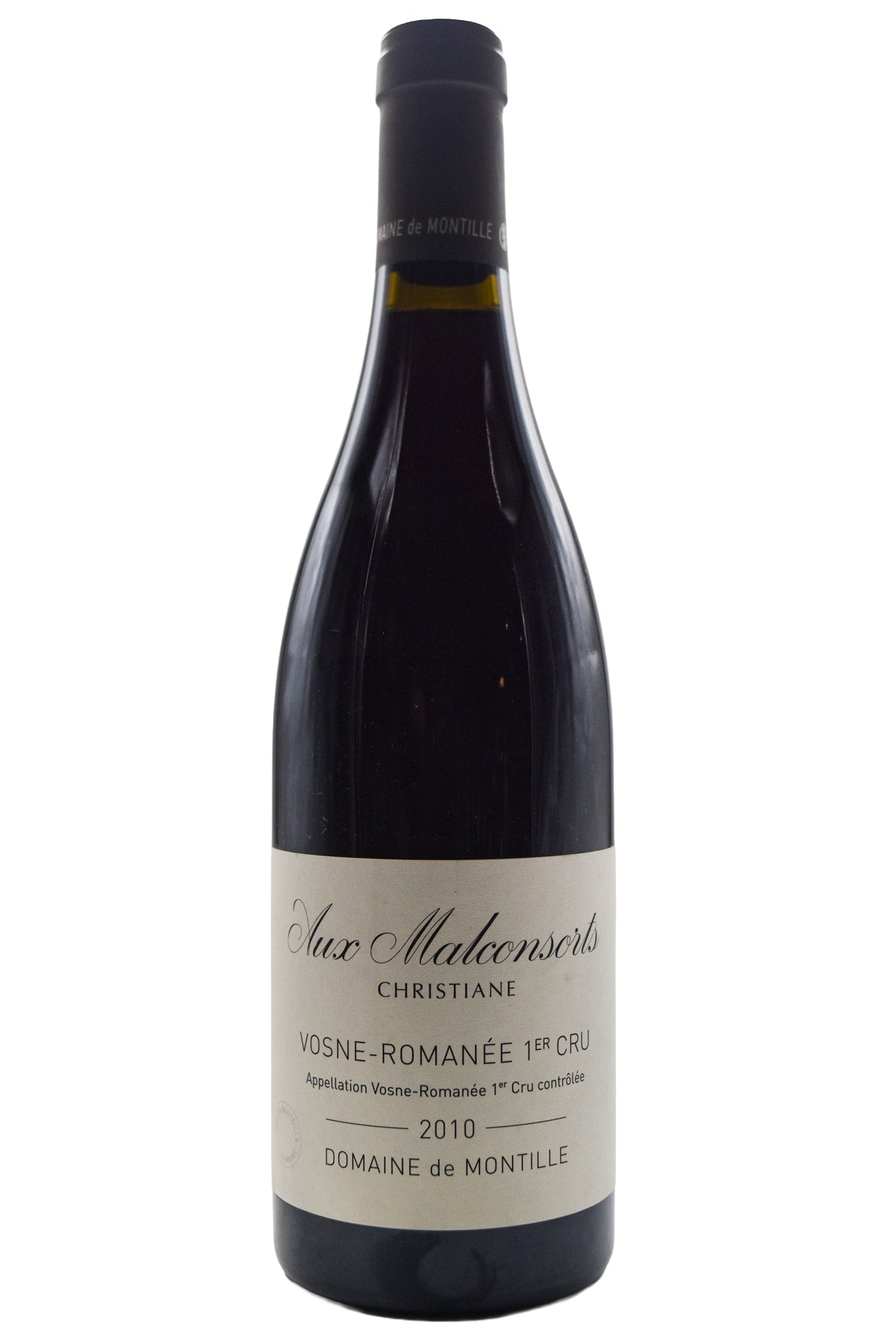 Bottle of Domaine de Montille Vosne Romanee 1er Cru Les Malconsorts Cuvee Christiane 2010 [NET]-Red Wine-Flatiron SF
