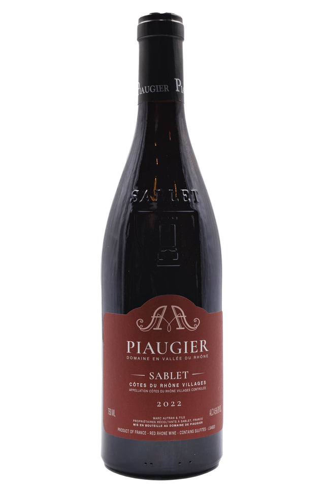 Bottle of Domaine de Piaugier Cotes du Rhone Villages Sablet 2022-Red Wine-Flatiron SF