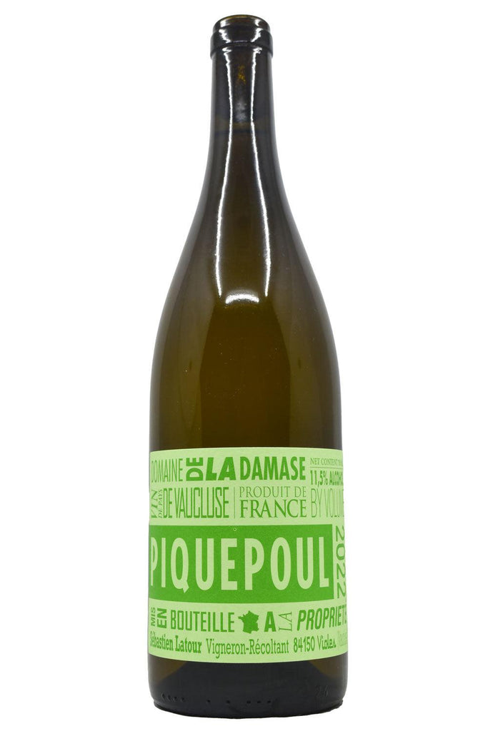 Bottle of Domaine de la Damase Vaucluse Piquepoul 2022-White Wine-Flatiron SF