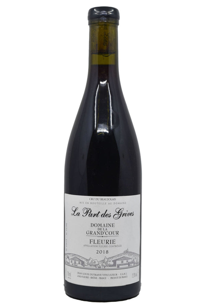 Bottle of Domaine de la Grand Cour (Jean-Louis Dutraive) Fleurie La Part des Grives 2018-Red Wine-Flatiron SF