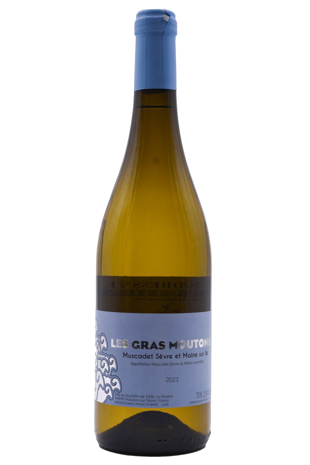 Bottle of Domaine de la Pepiere Muscadet Sevre et Maine Les Gras Moutons 2023-White Wine-Flatiron SF