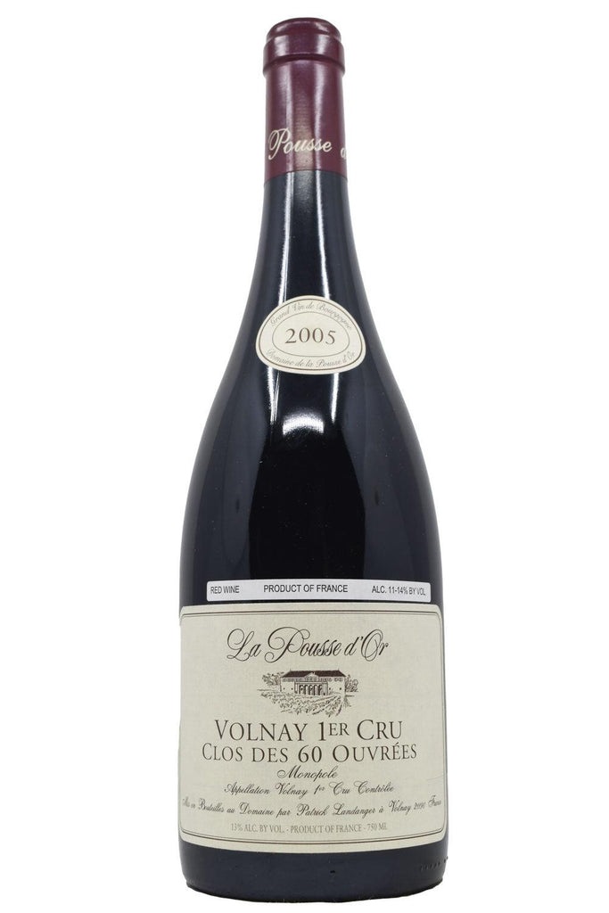 Bottle of Domaine de la Pousse d'Or Volnay 1er Cru Clos des 60 Ouvrees 2005-Red Wine-Flatiron SF