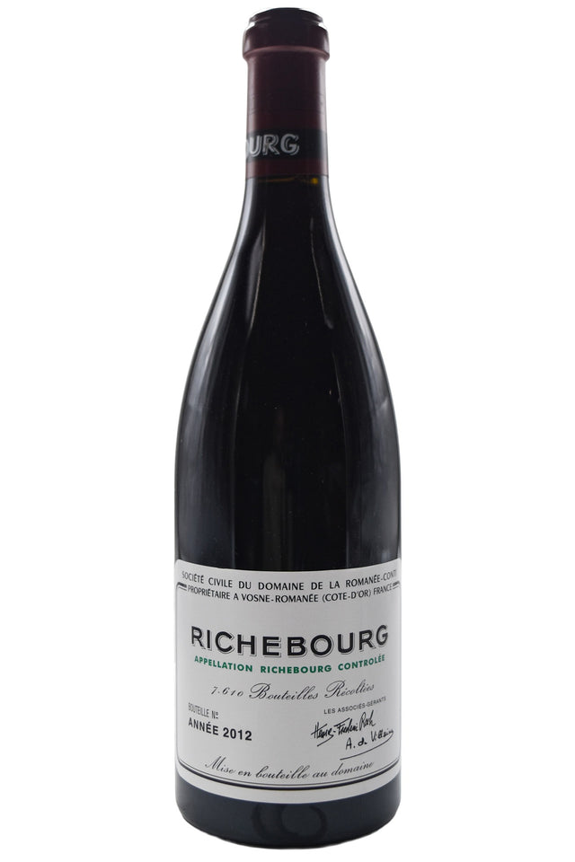 Bottle of Domaine de la Romanee-Conti (DRC) Richebourg Grand Cru 2012 [NET]-Red Wine-Flatiron SF