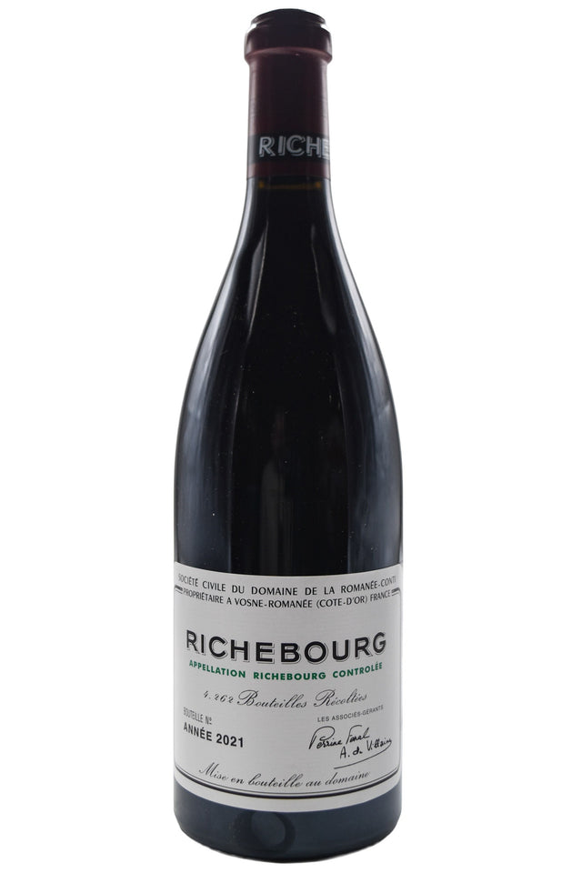 Bottle of Domaine de la Romanee-Conti (DRC) Richebourg Grand Cru 2021 [NET]-Red Wine-Flatiron SF