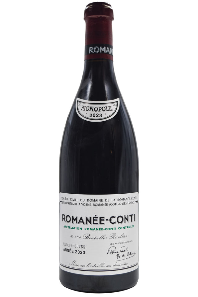 Bottle of Domaine de la Romanee-Conti (DRC) Romanee-Conti 2023-Red Wine-Flatiron SF