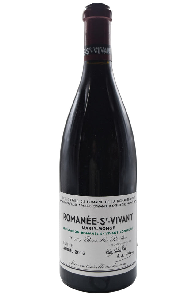 Bottle of Domaine de la Romanee-Conti (DRC) Romanee Saint Vivant Grand Cru 2015 [NET]-Red Wine-Flatiron SF