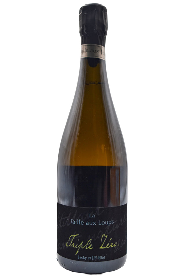 Bottle of Domaine de la Taille aux Loups (Jacky Blot) Triple Zero NV-Sparkling Wine-Flatiron SF