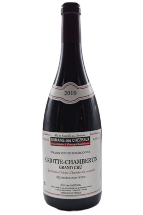 Bottle of Domaine des Chezeaux Griotte-Chambertin Ponsot 2010-Red Wine-Flatiron SF
