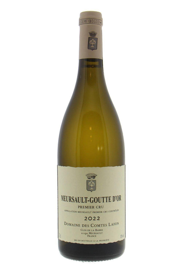 Bottle of Domaine des Comtes Lafon Meursault 1er Cru Goutte d’Or 2022-White Wine-Flatiron SF